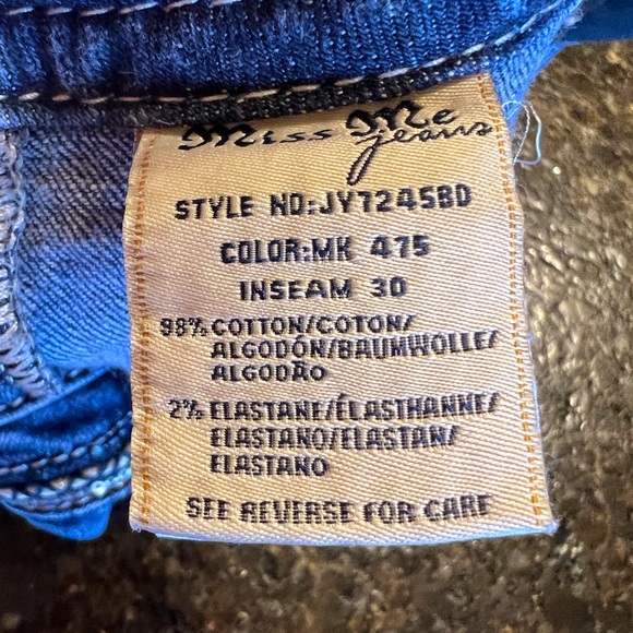 Miss Me Women's Blue Boot Cut Jeans - Picture 5 of 5